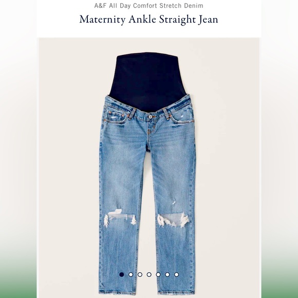 Abercrombie & Fitch Jeans Abercrombie Maternity Ankle Straight Jean Poshmark